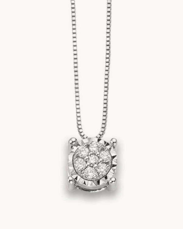 Collana in Oro 18 kt con Brillanti 0,03 ct