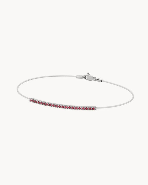 Bracciale Paddle con Rubino