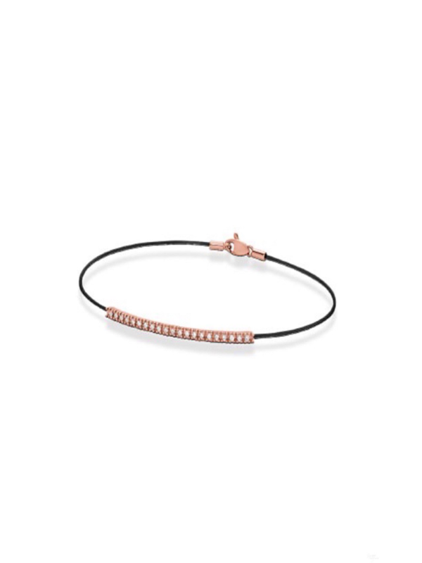 Bracciale in Oro Rosa18kt con Diamanti