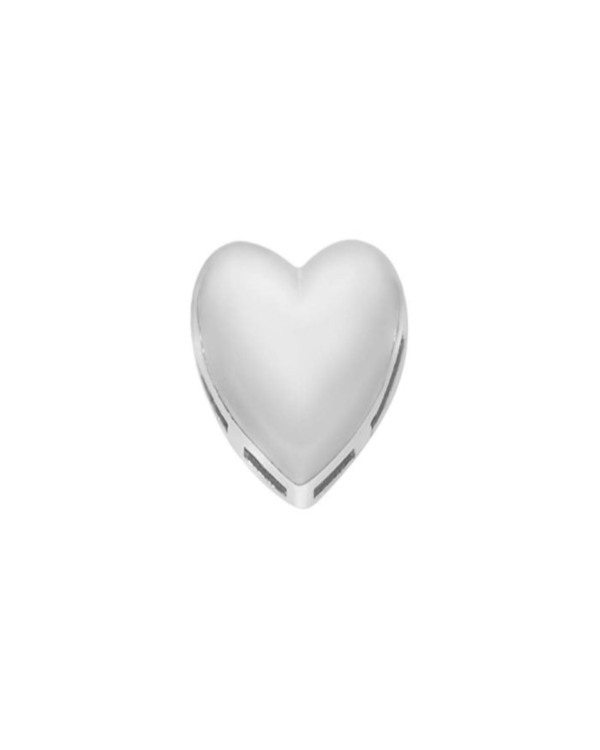 Griffe / Charm Cuore Bombato in oro bianco